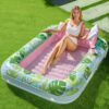 Inflatable Tanning Pool Lounger – 4-in-1 Sunbed Float with Pillow 💖